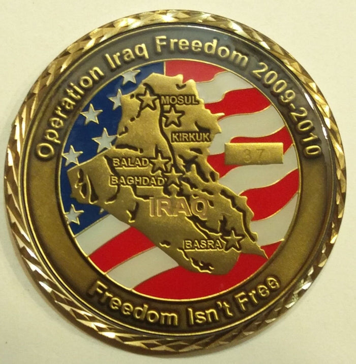 175th Forward Support Co Op Iraqi Freedom ser# 37 Army Challenge Coin