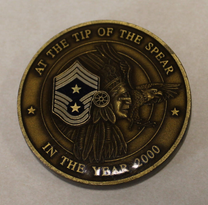 51st Fighter Wing Command Chief Osan Air Base Korea Air Force Challenge Coin