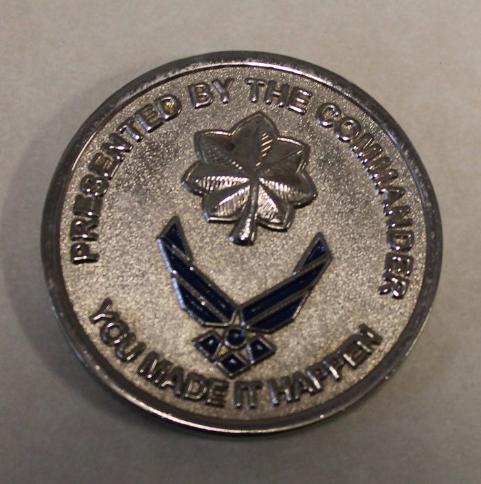 61st Fighter Squadron F-35 Lightning II  I Am a Top Dog Commander  Air Force Challenge Coin