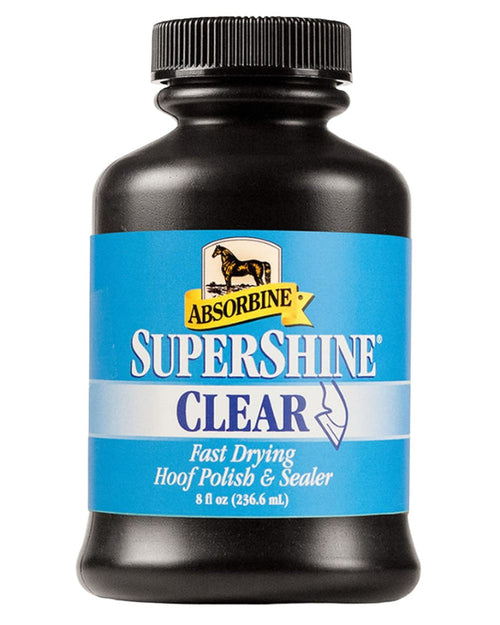 Clear coloured Absorbine Supershine Hoof Polish Clear on white background #colour_clear