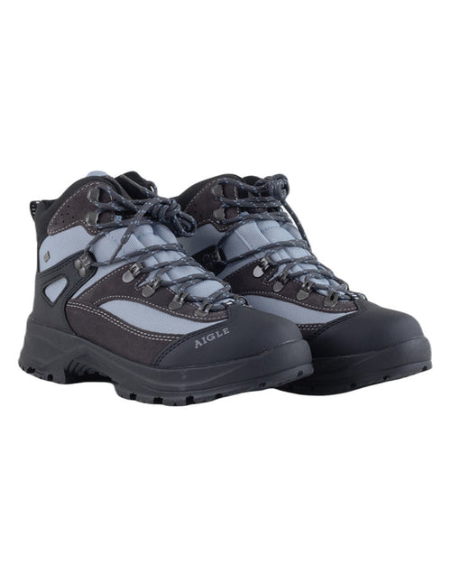 Asphalte coloured Aigle Huntshaw 2 MTD Womens Boots on white background #colour_asphalte