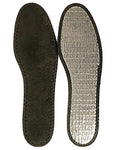 Black coloured Aigle Insulating Undersoles on white background #colour_black