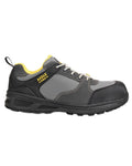 Grey coloured Aigle Mens Solter S3 Safety Shoes on white background #colour_grey