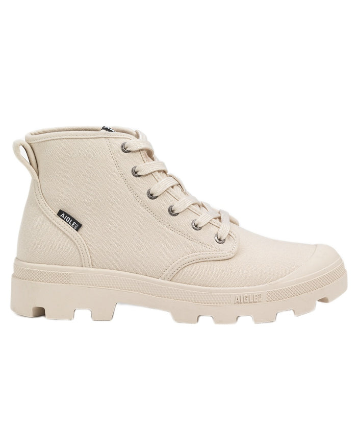Sable coloured Aigle Mens Tenere CVS Versatile Shoes on white background #colour_sable