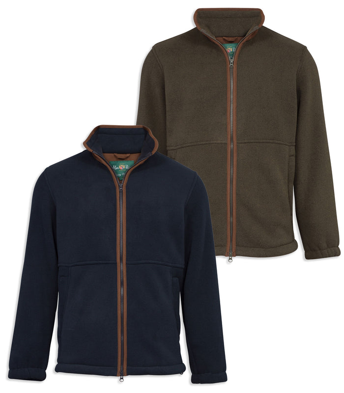 Alan Paine Aylsham Windblock Waterproof Fleece Jacket #colour_dark-navy