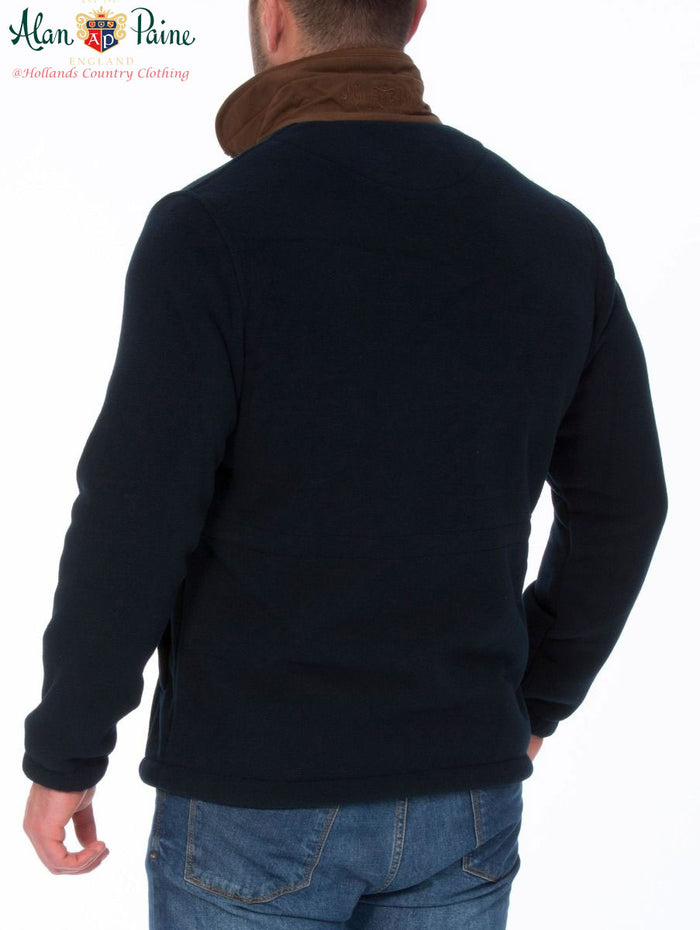 Alan Paine Aylsham Fleece Jacket #colour_dark-navy