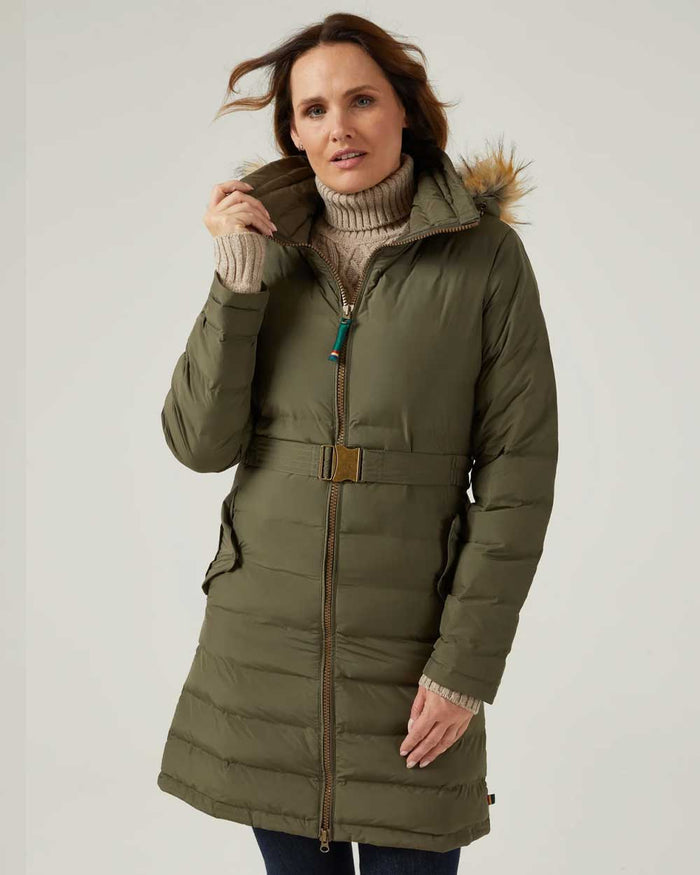 Alan Paine Calsall Ladies Jacket in Olive #colour_olive
