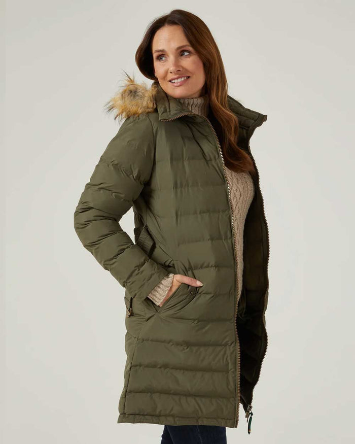 Alan Paine Calsall Ladies Jacket in Olive #colour_olive