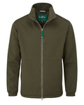 Olive coloured Alan Paine Mossley Mens Windstopper Jacket on white background #colour_olive