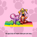 "Always bite off more than you can chew" WHIMSHOTS CANVAS