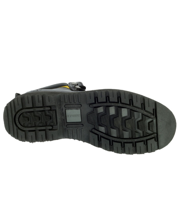 Black Coloured Amblers Banbury Casual Boots Sole
on a white background #colour_black
