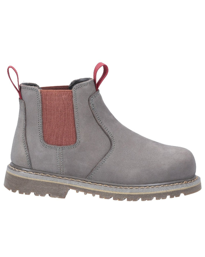 Grey Coloured Amblers Safety AS106 Sarah Safety Boots
on a white background #colour_grey