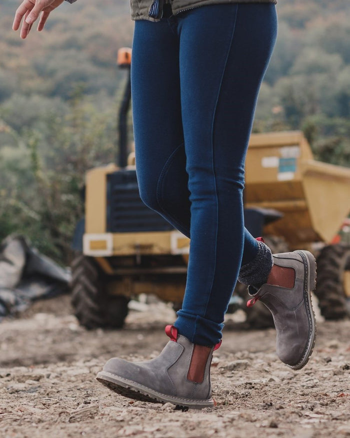 Grey Coloured Amblers Safety AS106 Sarah Safety Boots
on a lifestyle image #colour_grey