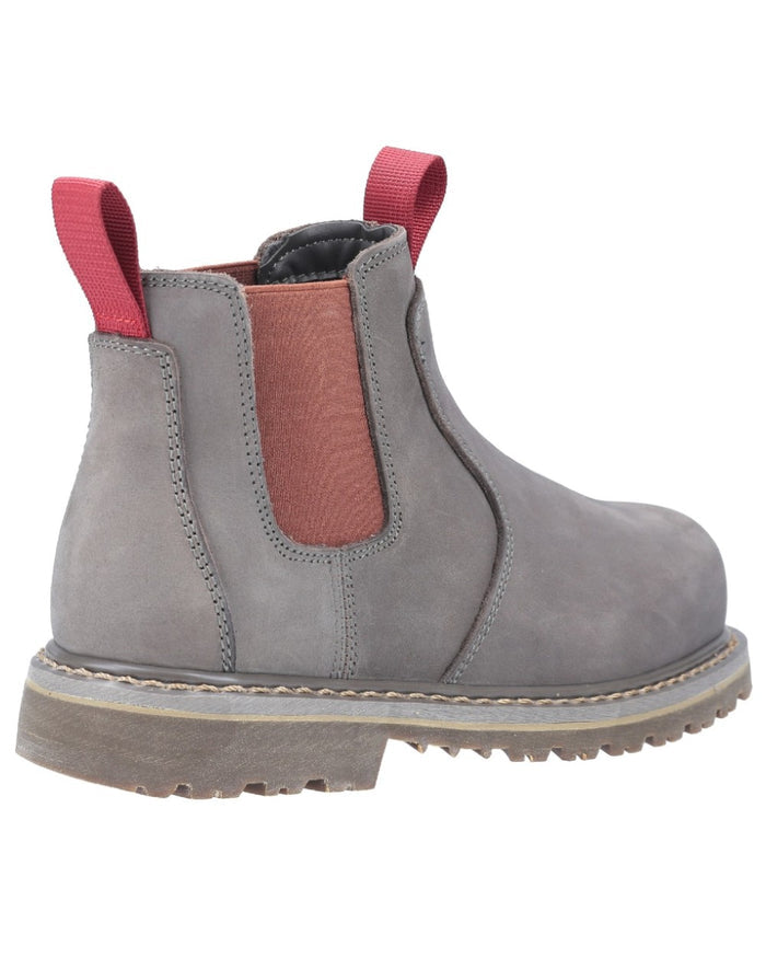 Grey Coloured Amblers Safety AS106 Sarah Safety Boots
on a white background #colour_grey