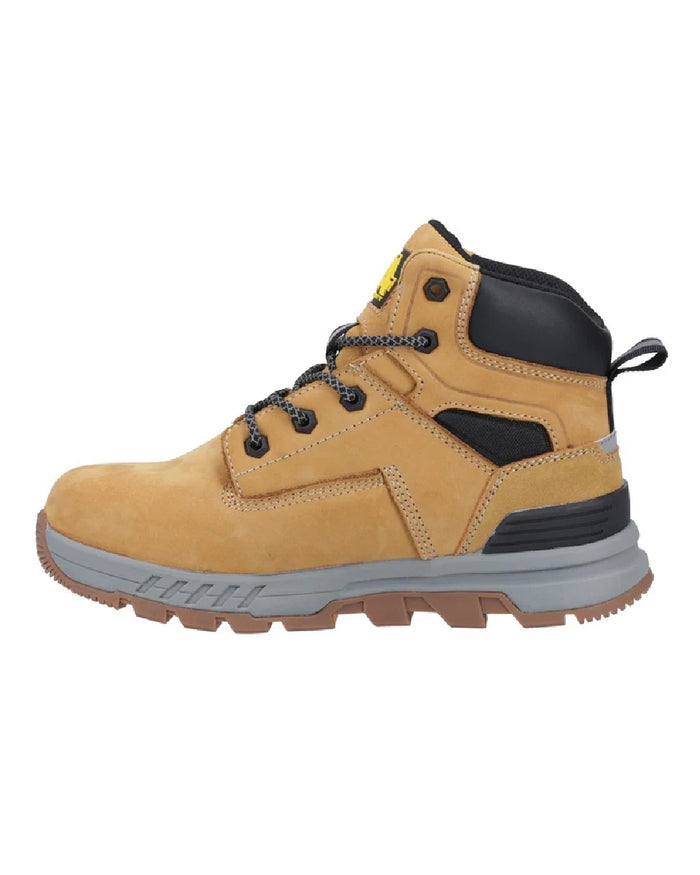 Honey coloured Amblers Safety AS613 Elena Safety Boots on white background #colour_honey