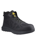 Black Coloured Amblers Safety AS722C Relay S1PL SR Safety Hikers on White Background
#colour_black