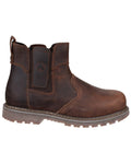 Brown Coloured Amblers Safety FS165 Pull-On Safety Dealer on a white back ground #colour_brown