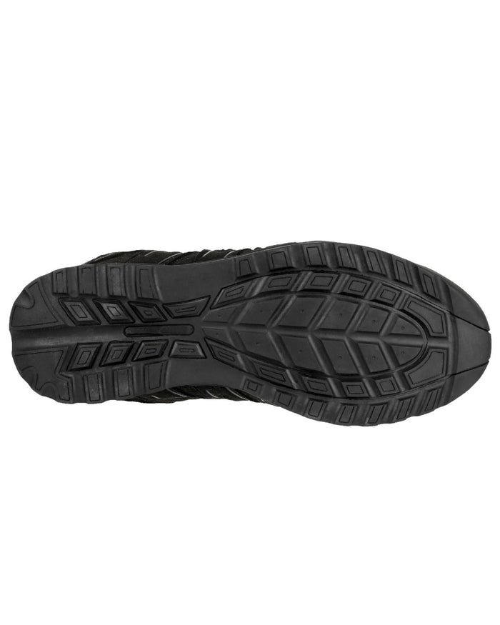 Black Coloured Amblers Safety FS40C Safety Trainers Sole on a white background #colour_black