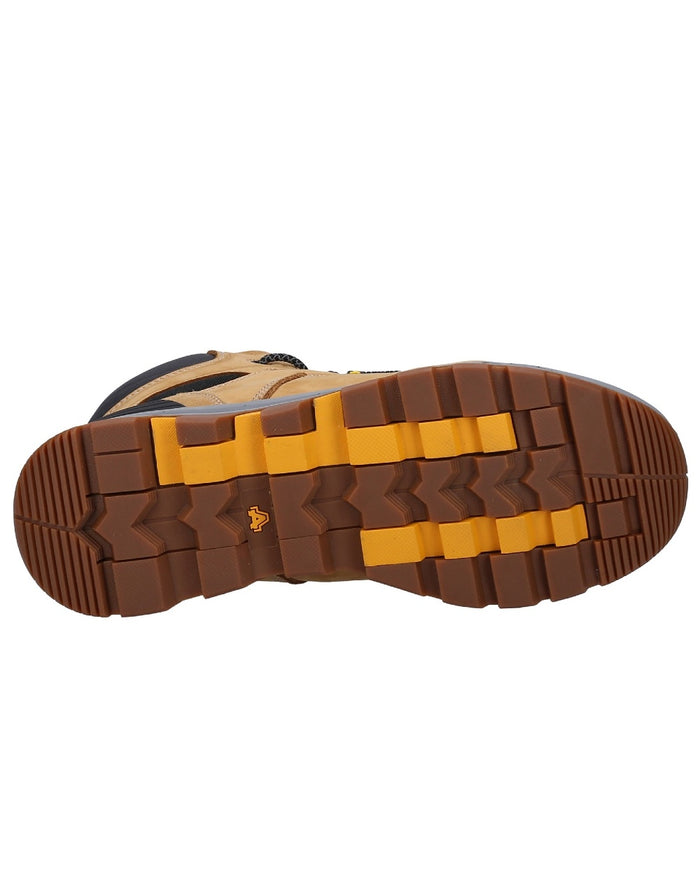 Honey coloured Amblers Safety Mens AS261 Safety Boots on a white background #colour_honey