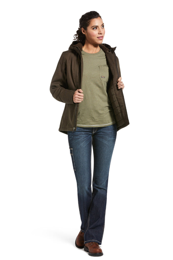 Ariat Rebar Men's DuraCanvas Insulated Jacket in Wren #colour_wren