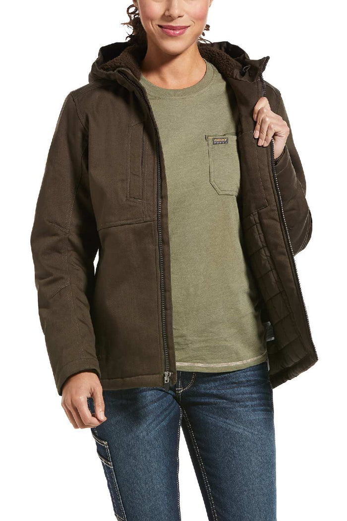Ariat Rebar Men's DuraCanvas Insulated Jacket in Wren #colour_wren
