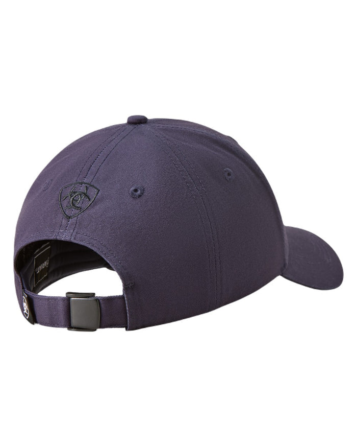 Dark Navy coloured Ariat Show Cap on white background #colour_dark-navy