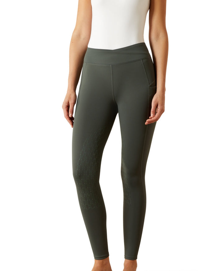 Urban Chic Coloured Ariat Womens Avail 2.0 Half Grip Tights on white background #colour_urban-chic