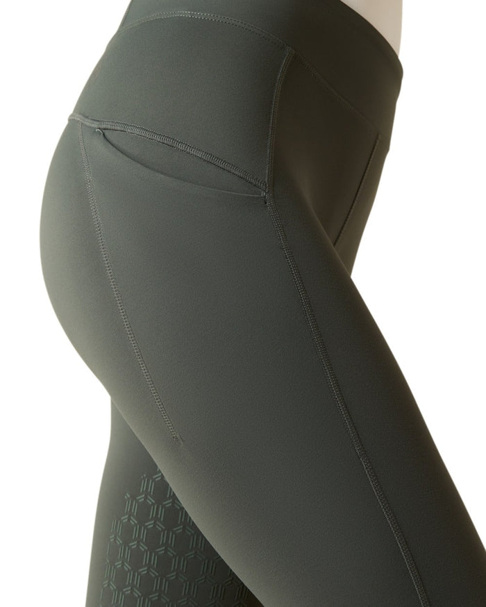 Urban Chic Coloured Ariat Womens Avail 2.0 Half Grip Tights on white background #colour_urban-chic
