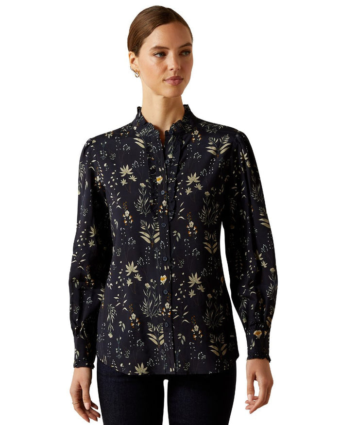 Navy Floral Print / 8