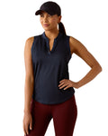 Navy Eclipse coloured Ariat Womens Mesa Baselayer on white background #colour_navy-eclipse