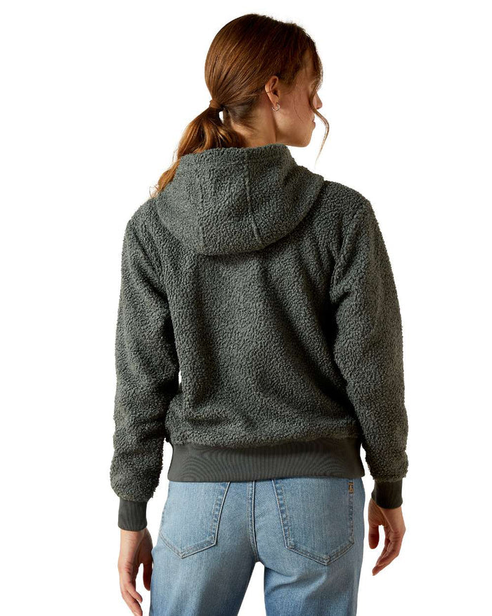 Urban Chic Coloured Ariat Womens Orinda Hoodie on white background #colour_urban-chic
