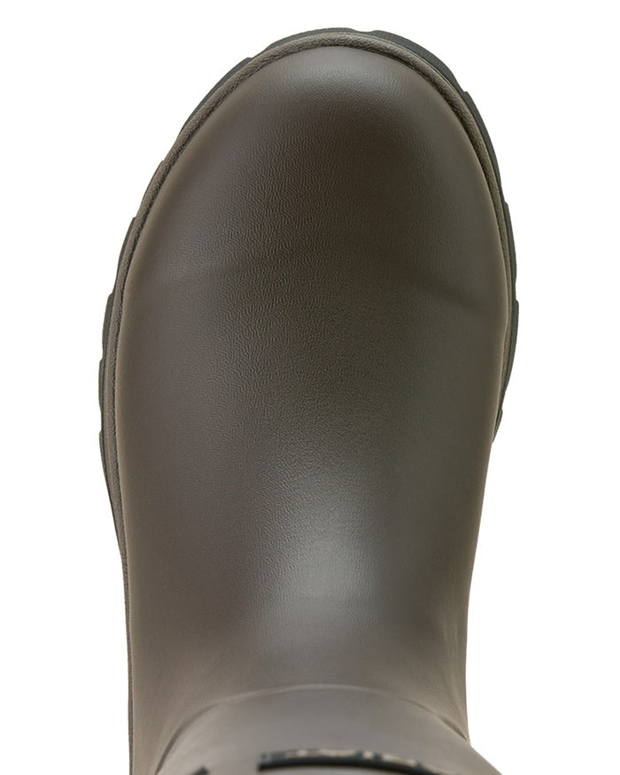 Bracken Brown coloured Ariat Womens Woodstock Rubber Boots on white background #colour_bracken-brown
