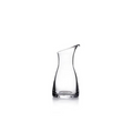 The Simon Pearce Barre Carafe features a slightly tapered neck and curved spout; this modern tabletop pitcher is shown against a white background.