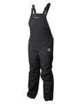 Black coloured Betacraft Childrens ISOJNR Bib Overtrousers on white background #colour_black