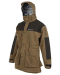 Taupe coloured Betacraft Mamaku Jacket on white background #colour_taupe