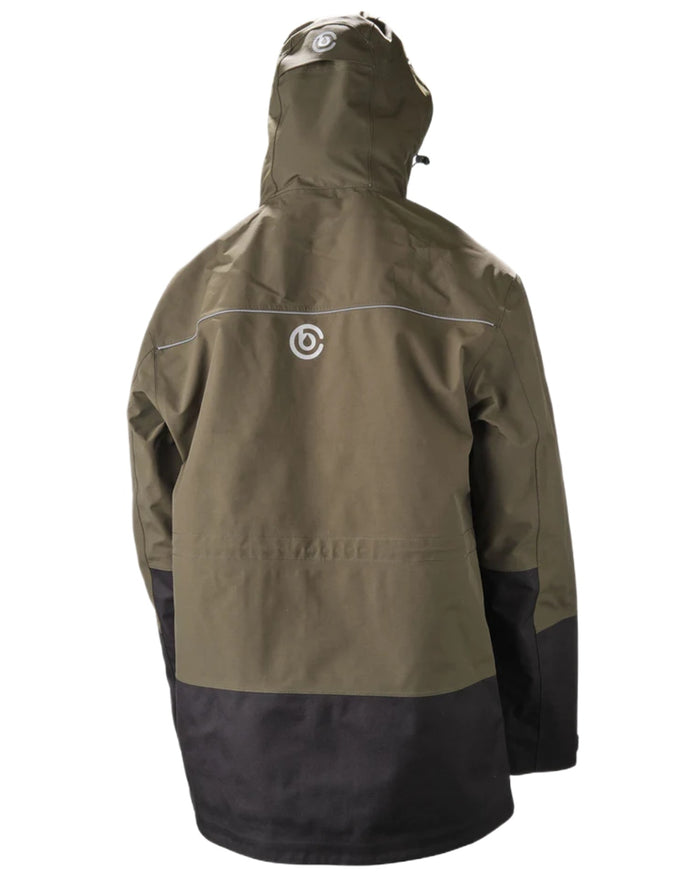 Dark Khaki coloured Betacraft Mens Rover Jacket on white background #colour_dark-khaki