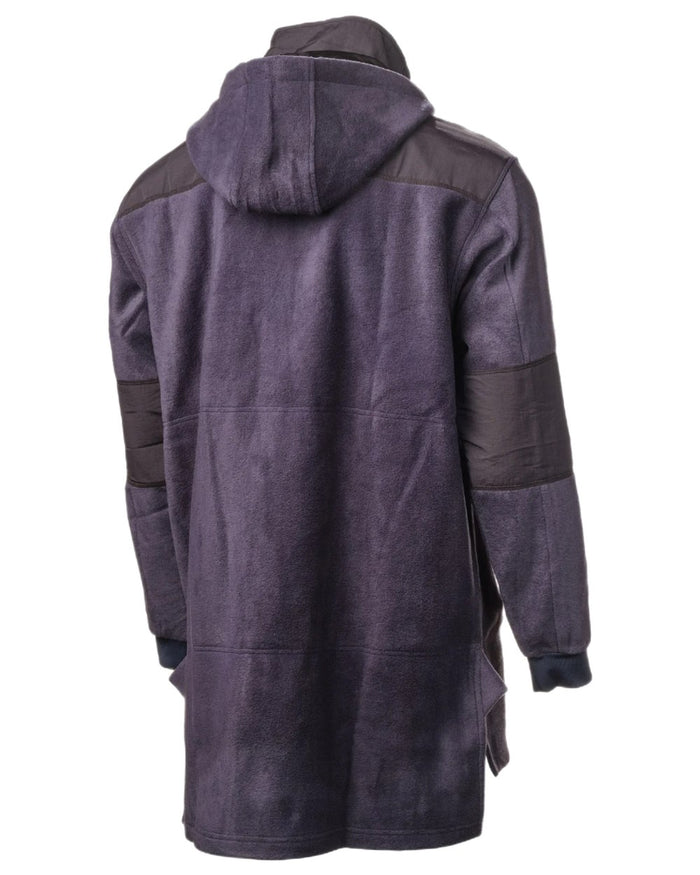 Navy coloured Betacraft Quest ECO Fleece Bush Shirt on white background #colour_navy