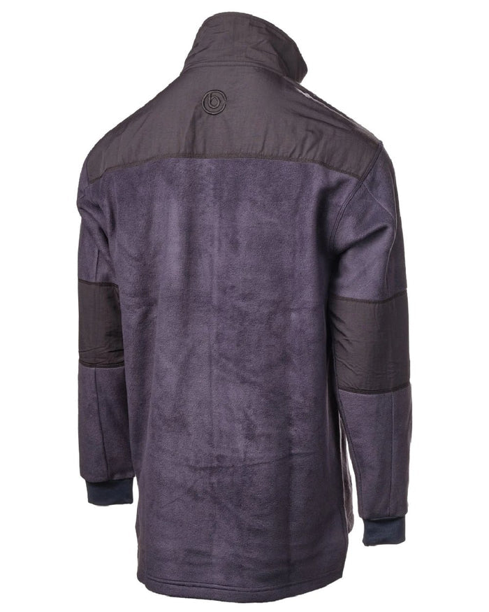 Navy coloured Betacraft Quest Eco Fleece Half Zip Top on white background #colour_navy