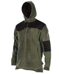 Olive Green coloured Betacraft Quest Fleece Bush Shirt on white background #colour_olive-green