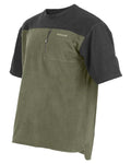 Olive Black coloured Betacraft Quest Fleece T-Shirt on white background #colour_olive-black