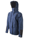 Dark Navy coloured Betacraft Womens Rover Jacket on white background #colour_dark-navy