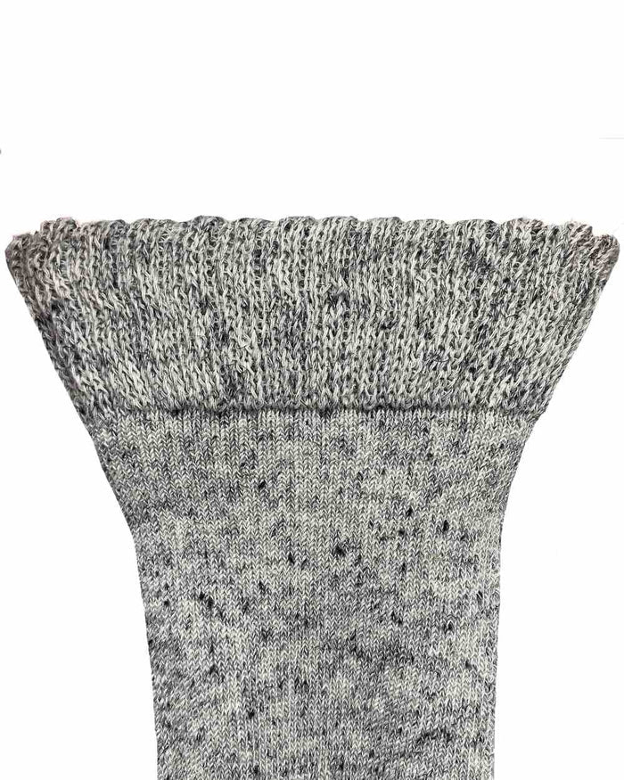 Grey Blue coloured Bramble Womens Weekend Rambler Socks Twin Pack on white background #colour_grey-blue