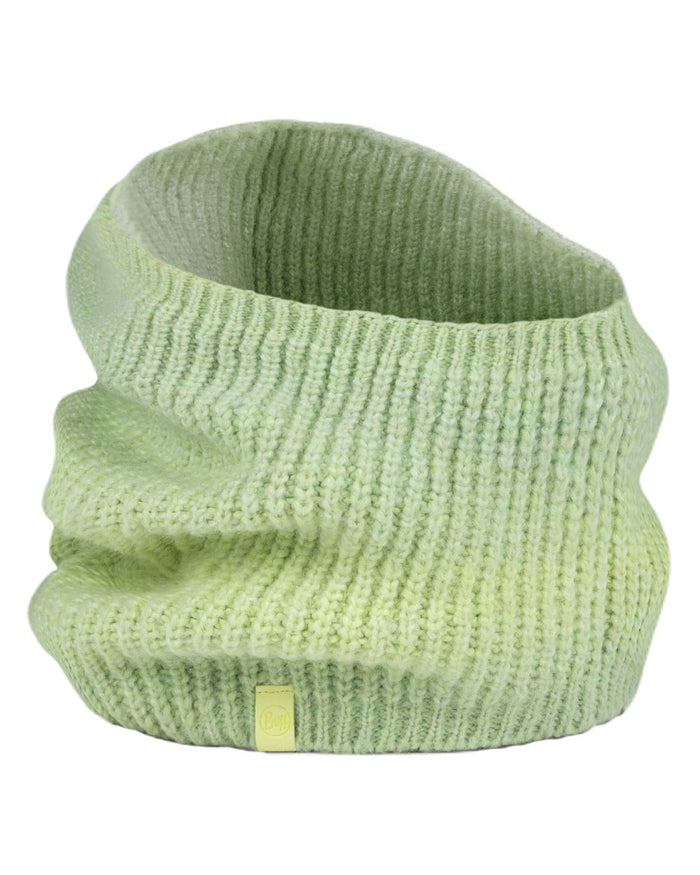 Opaline coloured Buff Datma Knitted Neckwarmer on white background #colour_opaline