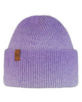 Lavender Coloured Buff Knitted Marin Beanie on white background #colour_lavender