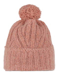 Crimson Red Coloured Buff Nerla Knitted Beanie on white background #colour_crimson-red