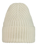 Ice Coloured Buff Nilah Knitted Beanie on white background #colour_ice
