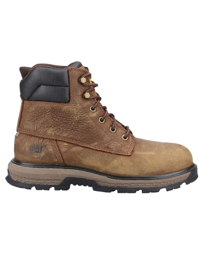 Pyramid Coloured Caterpillar Exposition Safety Boots on White Background
#colour_pyramid