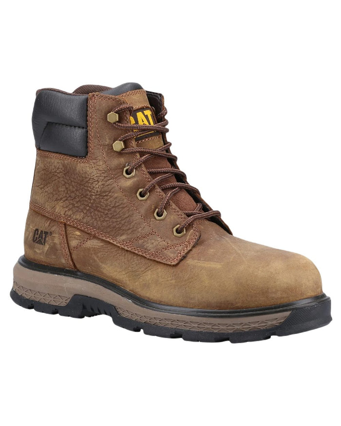 Pyramid Coloured Caterpillar Exposition Safety Boots on White Background
#colour_pyramid