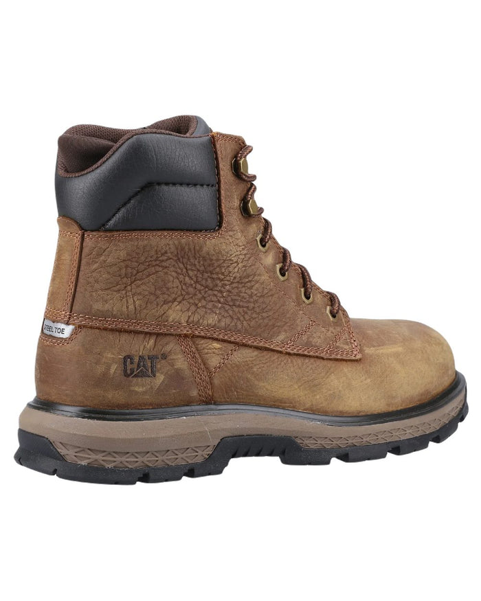 Pyramid Coloured Caterpillar Exposition Safety Boots on White Background
#colour_pyramid