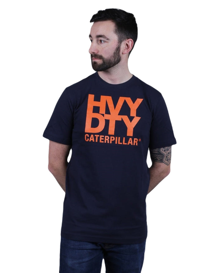 Eclipse Coloured Caterpillar Mens Heavy Duty T-Shirt on White Background
#colour_eclipse